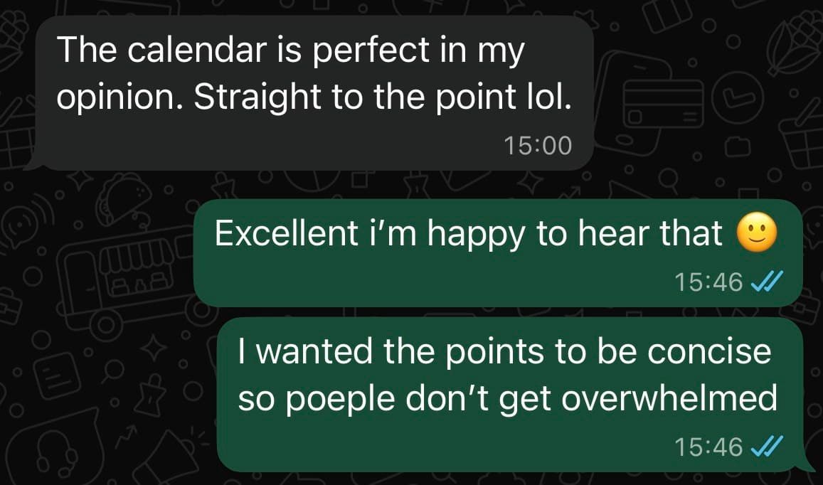 Client testimonial